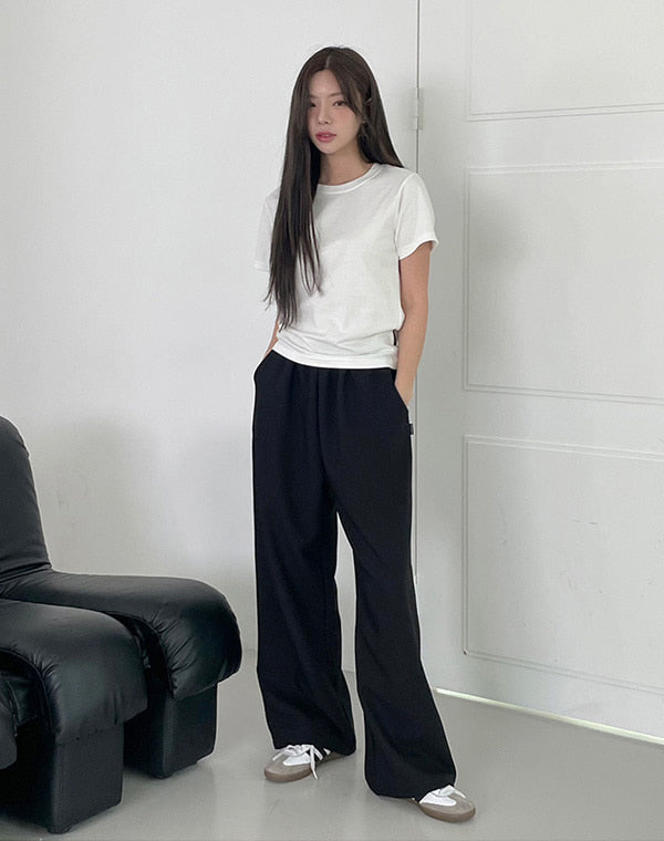 韓國 muahmuah 寬鬆TR鬆緊帶 寬鬆褲  (現貨+預購)