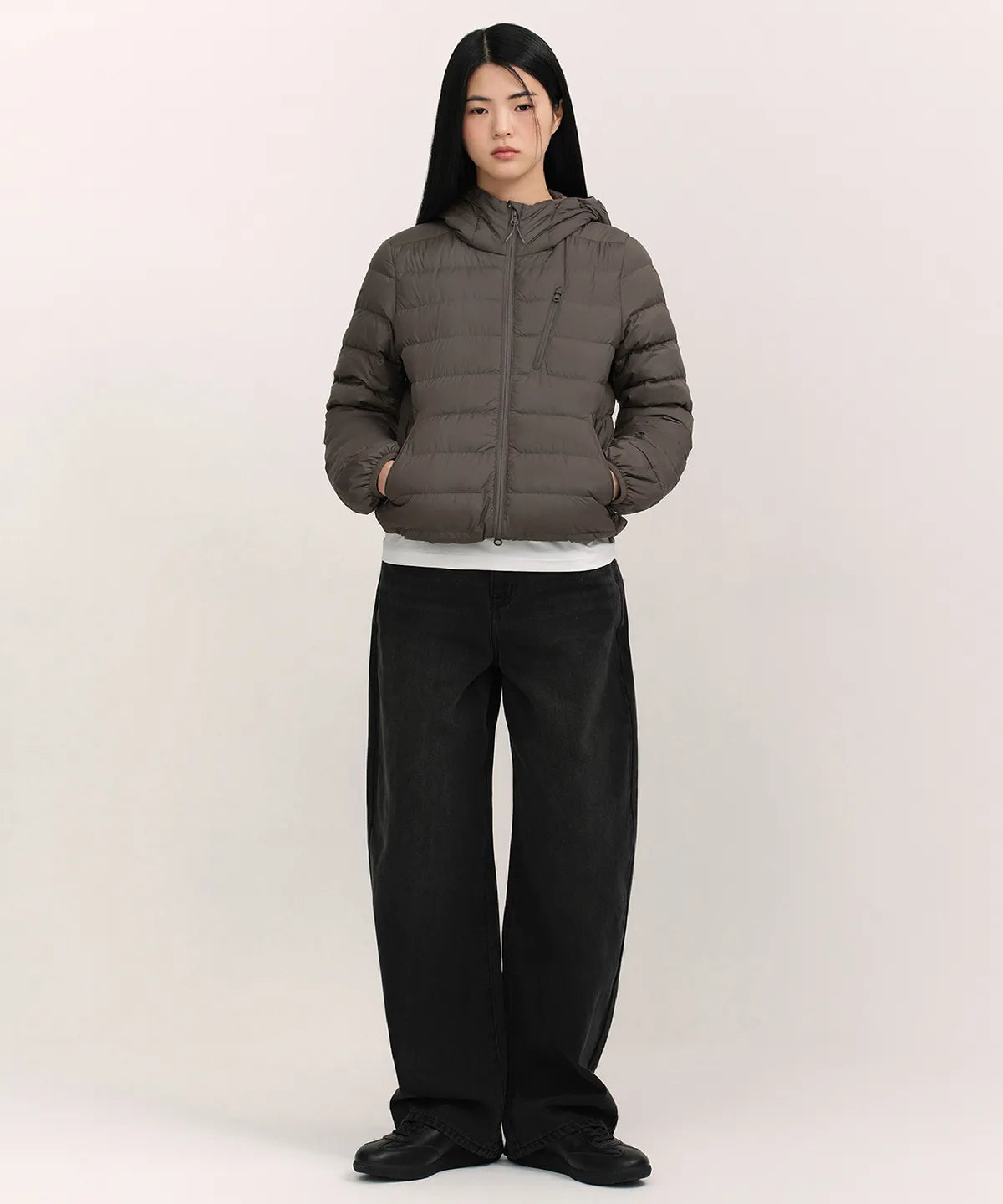 🆕新品上架💖【梨花娘】 韓國品牌무신사 韓韶禧推薦暢銷City Leisure 女款連帽輕薄羽絨外套(4色)