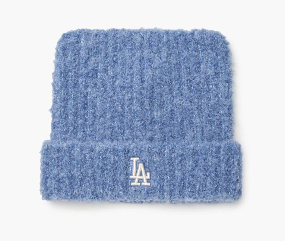 🔥新品上架 【梨花娘】💖韓國爆紅大缺貨!!MLB正版限量柔軟洋基貓耳保暖毛線帽(5色)韓國連線