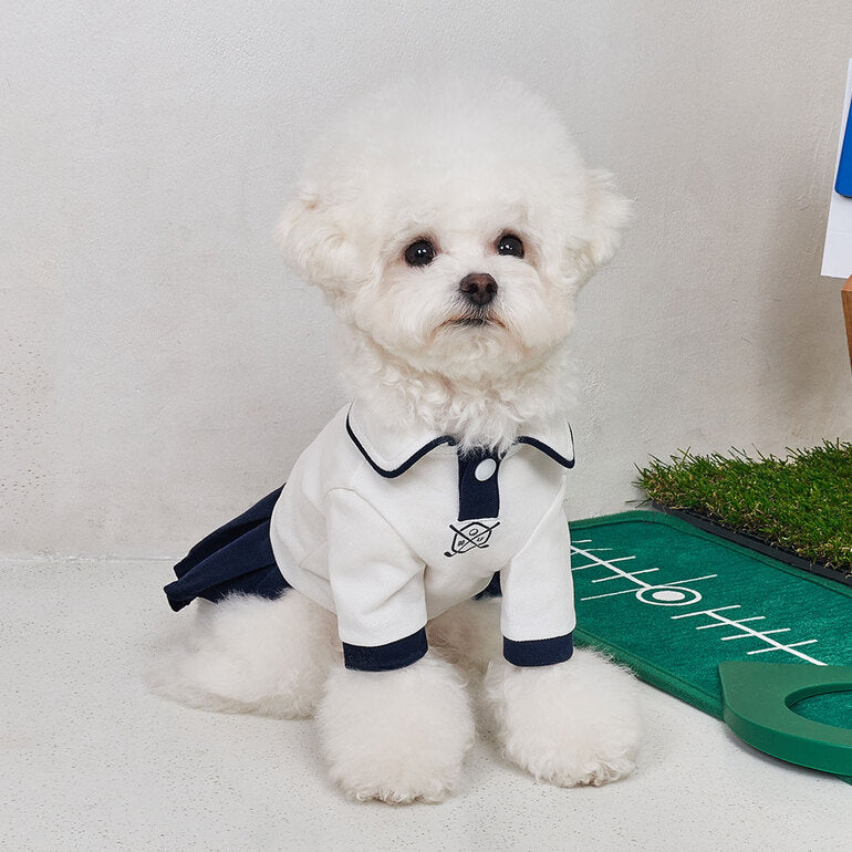 Korean BAILEY 💖 Pet Products Exquisite Golf Dog Dress (In Stock + Pre-order)