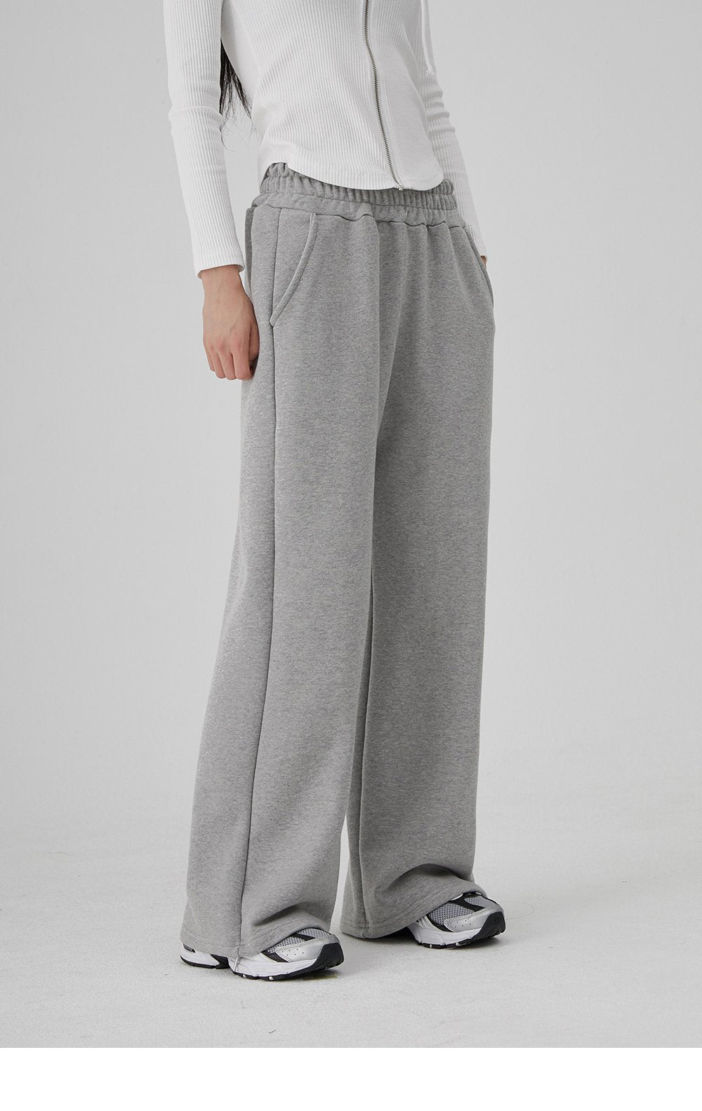 韓國 ACOVER 四季春裝柔軟的觸感 挺版鬆緊帶運動褲 (現貨+預購)