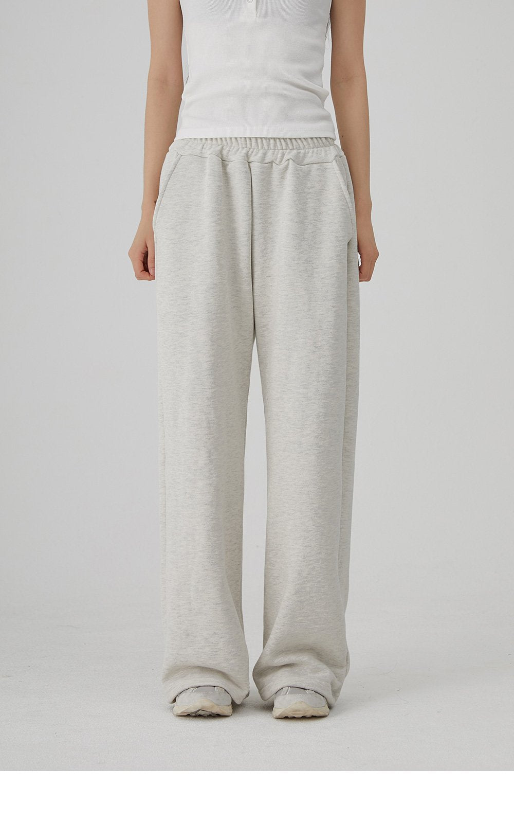 韓國 ACOVER 四季春裝柔軟的觸感 挺版鬆緊帶運動褲 (現貨+預購)