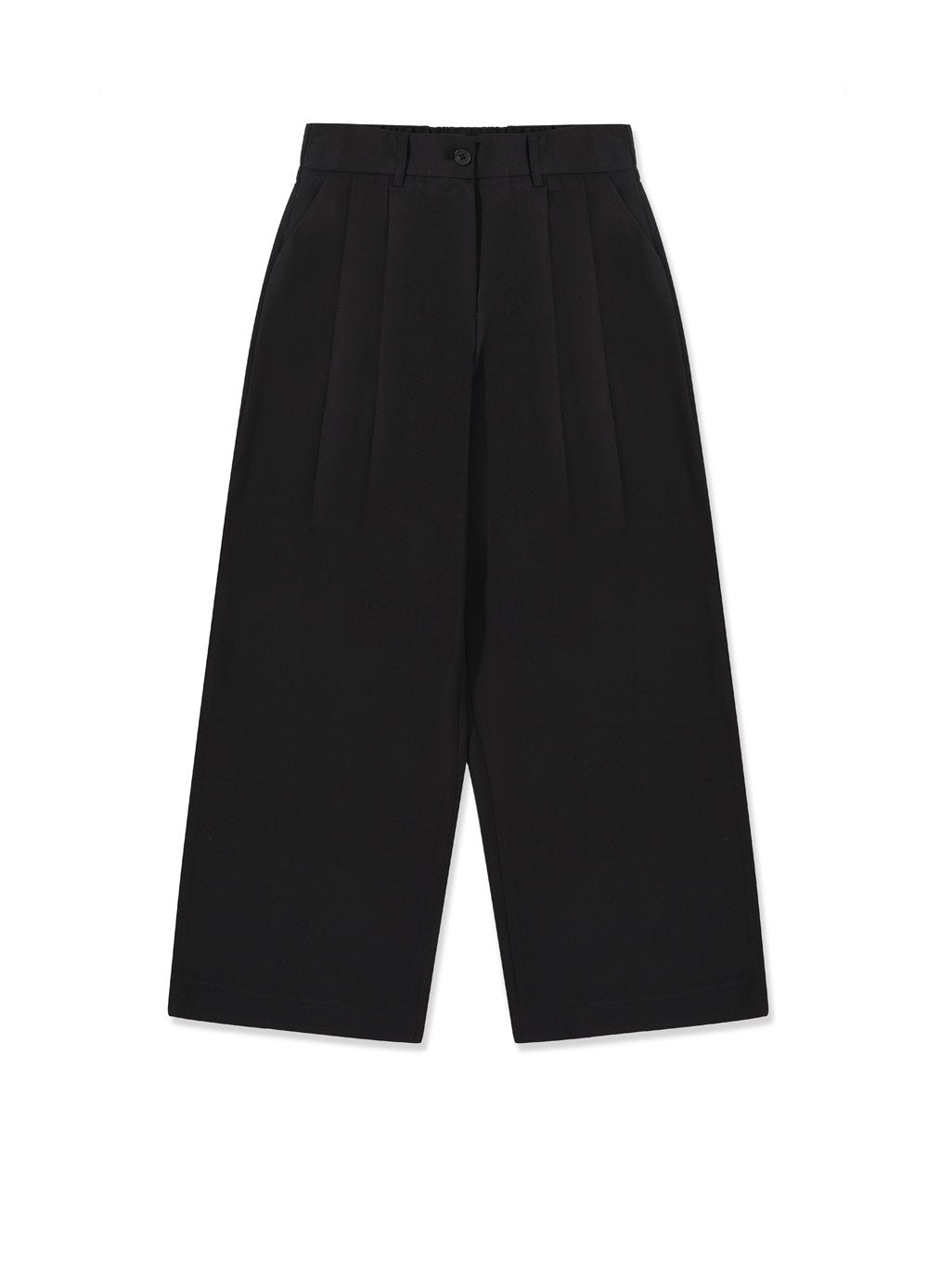 韓國 ACOVER 輕薄款細褶隱藏鬆緊帶 寬鬆褲  (現貨+預購)