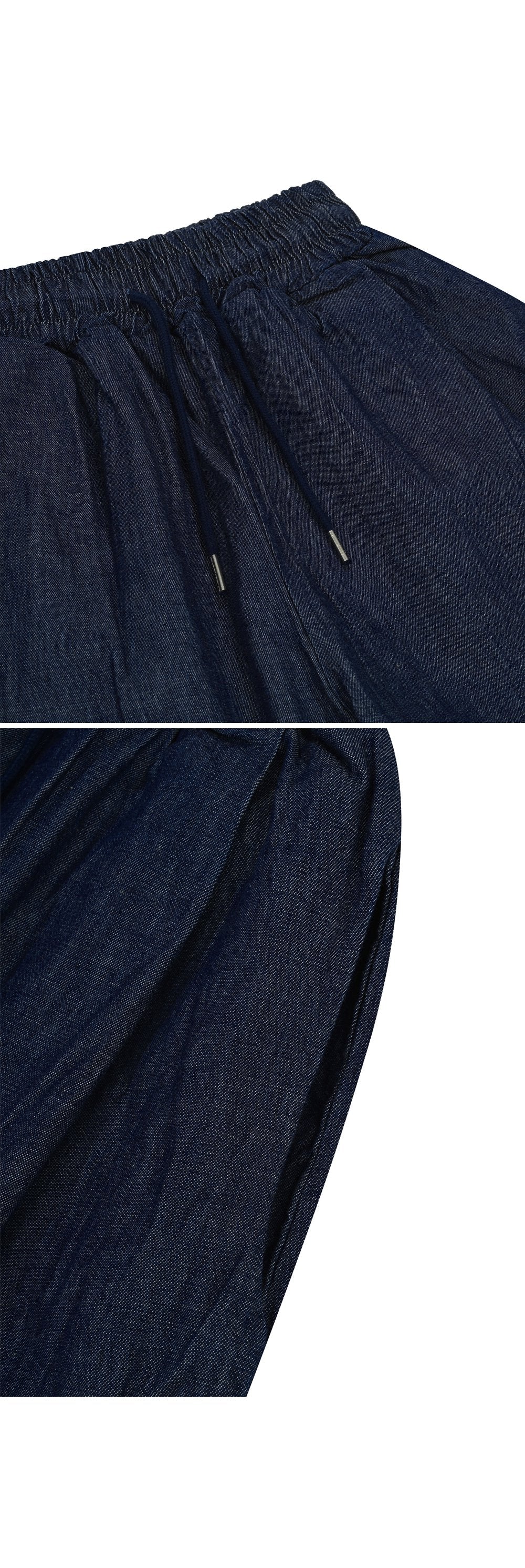 韓國 ACOVER  舒適的棉質牛仔寬腿褲 (現貨+預購)