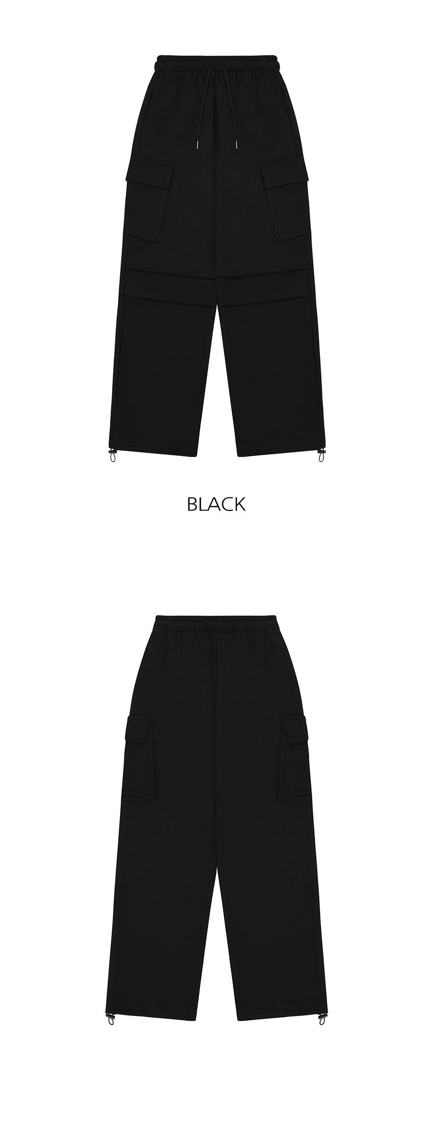 韓國 ACOVER  寬鬆側口袋休閒棉長褲 (現貨+預購)