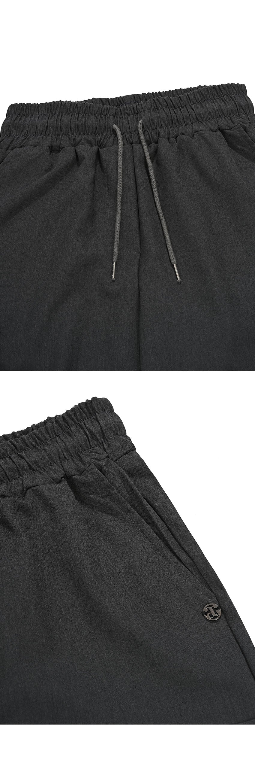 韓國 ACOVER  寬鬆墜感工裝腰綁繩休閒褲 (現貨+預購)