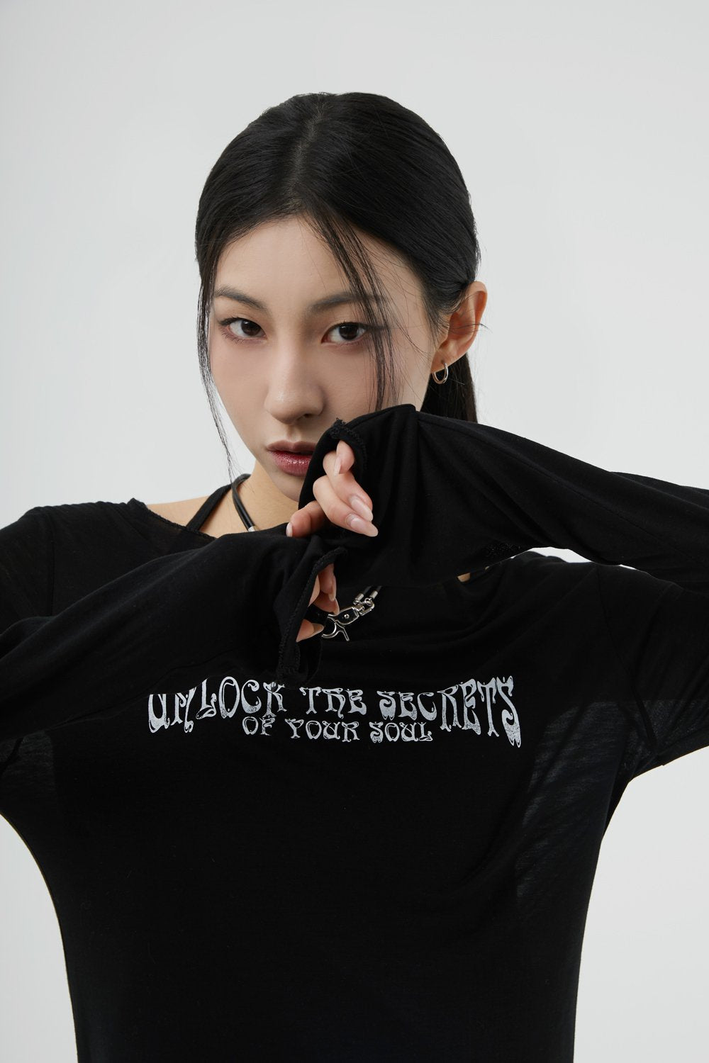 韓國 ACOVER   secret soul  薄長袖T恤 (現貨+預購)