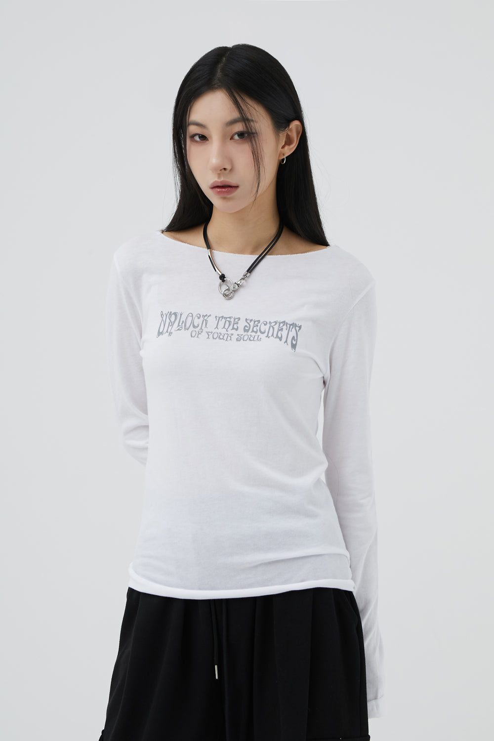 韓國 ACOVER   secret soul  薄長袖T恤 (現貨+預購)