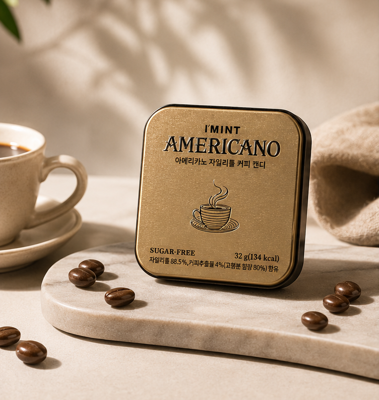 💖新品上架【梨花娘】韓國 I’MINT 精品咖啡糖|Americano / Espresso 無糖木糖醇咖啡糖|一顆就像喝下一杯精品咖啡