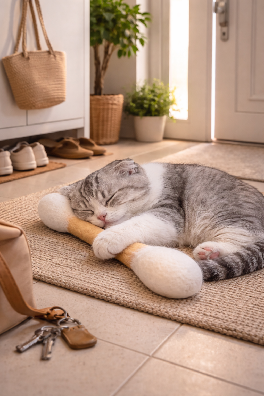 韓國🔥爆紅升級版【LIHUA MAYA】獨家販售 雙種貓薄荷巨型棉花棒|100%羊毛手工製作 貓咪玩具