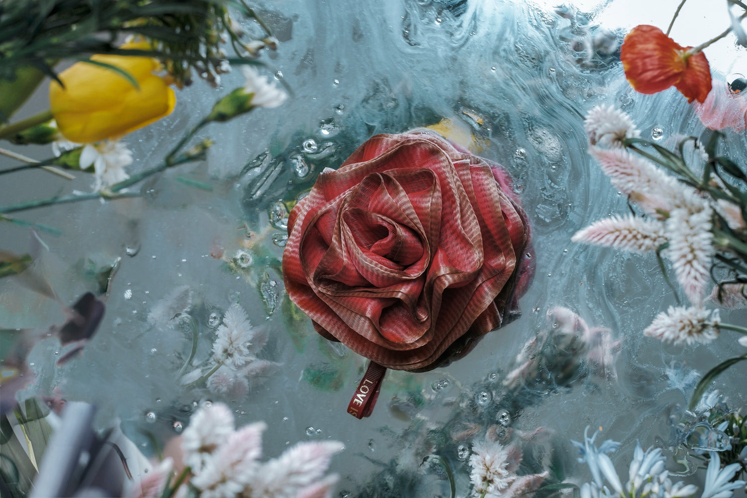 美國 Krramel 玫瑰雙色玫瑰泡澡高檔浴球 (現貨+預購)