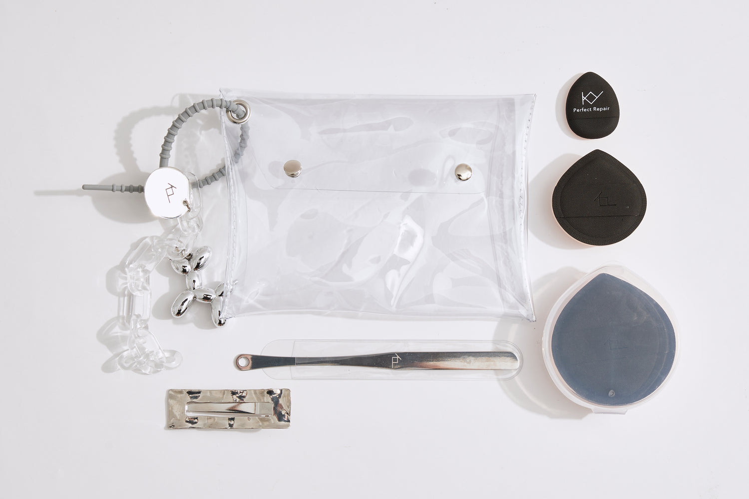 韓國KY 粉底液BB霜化妝工具包(限量)