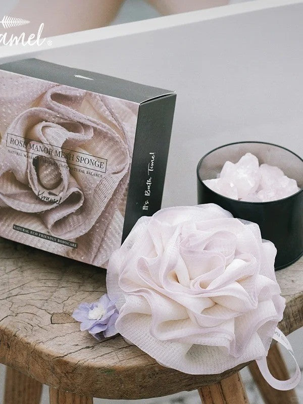 美國 Krramel 玫瑰雙色玫瑰泡澡高檔浴球 (現貨+預購)