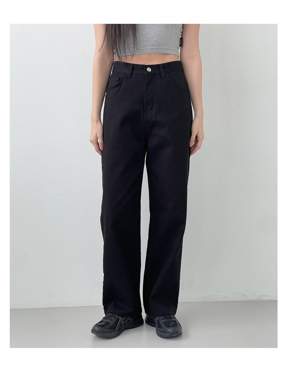 韓國 muahmuah 基本款 棉質挺版牛仔褲  (現貨+預購)