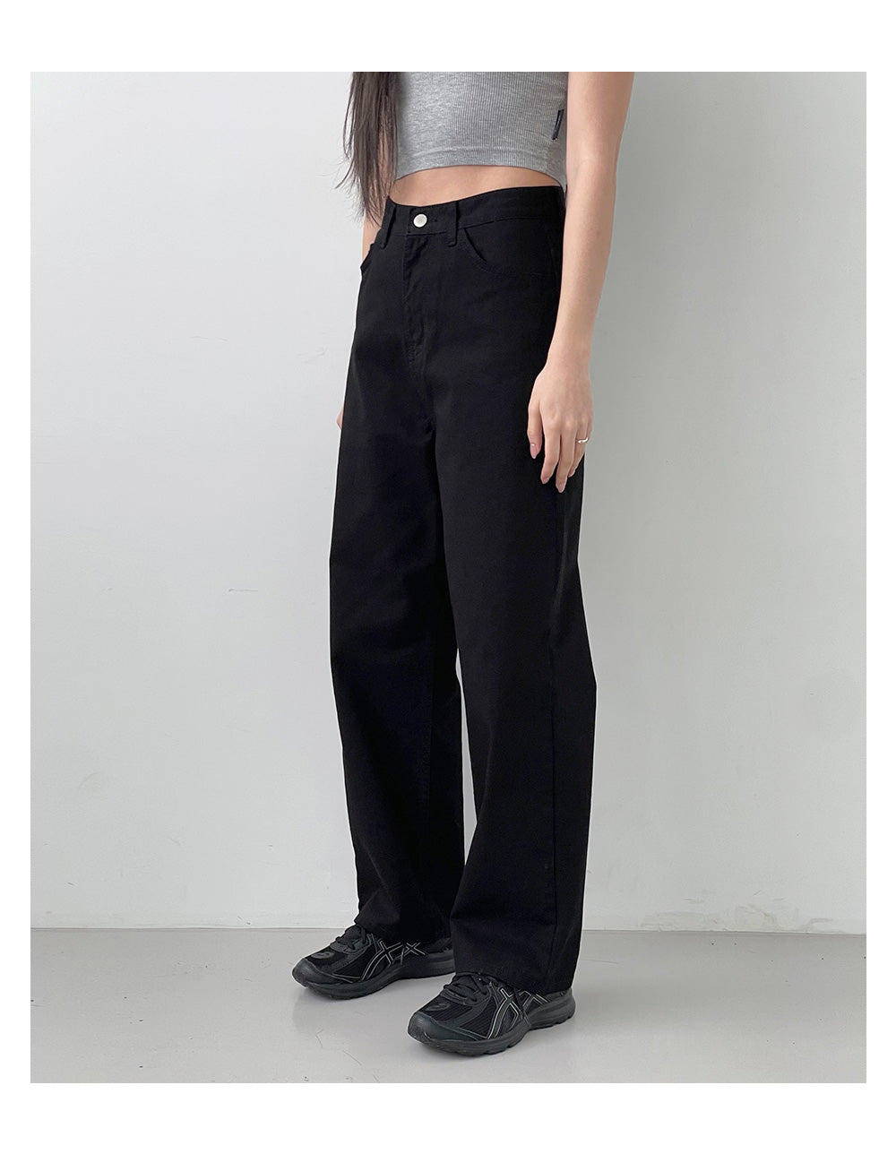 韓國 muahmuah 基本款 棉質挺版牛仔褲  (現貨+預購)