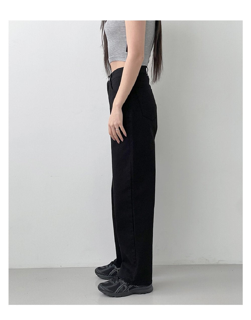 韓國 muahmuah 基本款 棉質挺版牛仔褲  (現貨+預購)