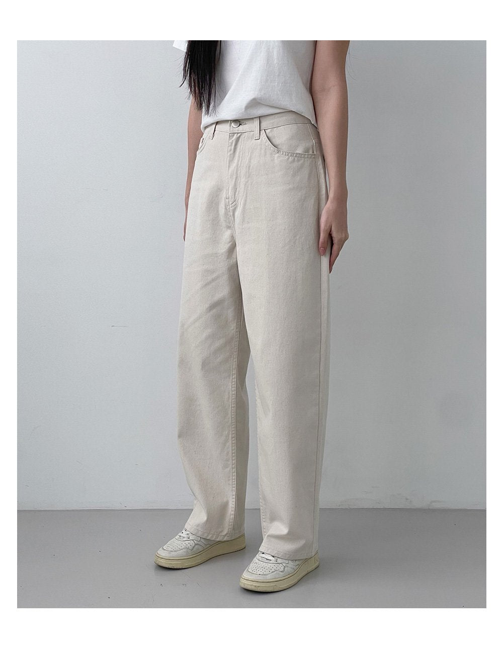 韓國 muahmuah 基本款 棉質挺版牛仔褲  (現貨+預購)