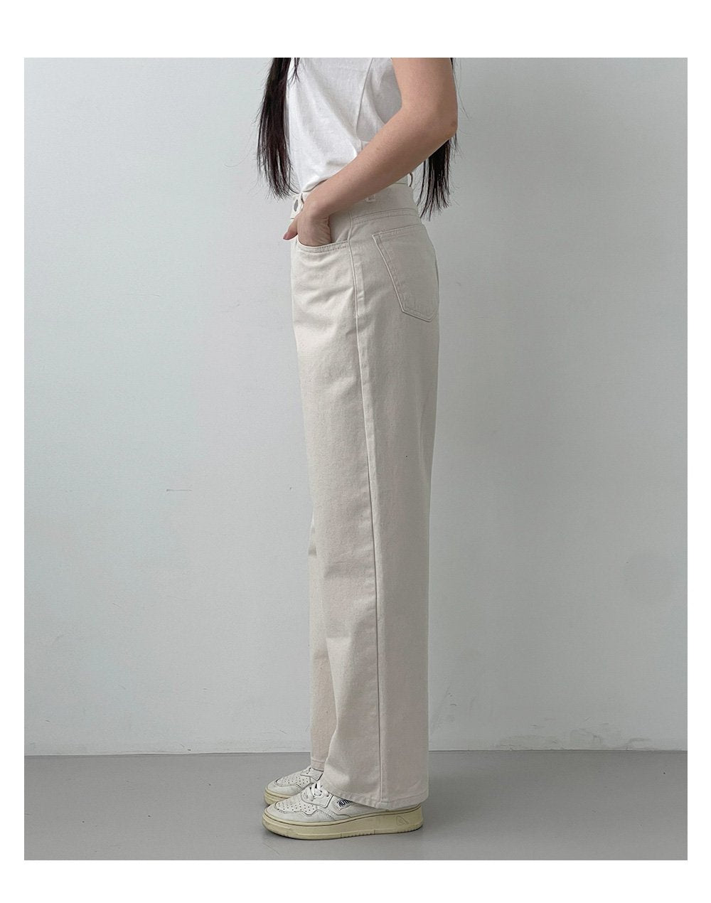 韓國 muahmuah 基本款 棉質挺版牛仔褲  (現貨+預購)