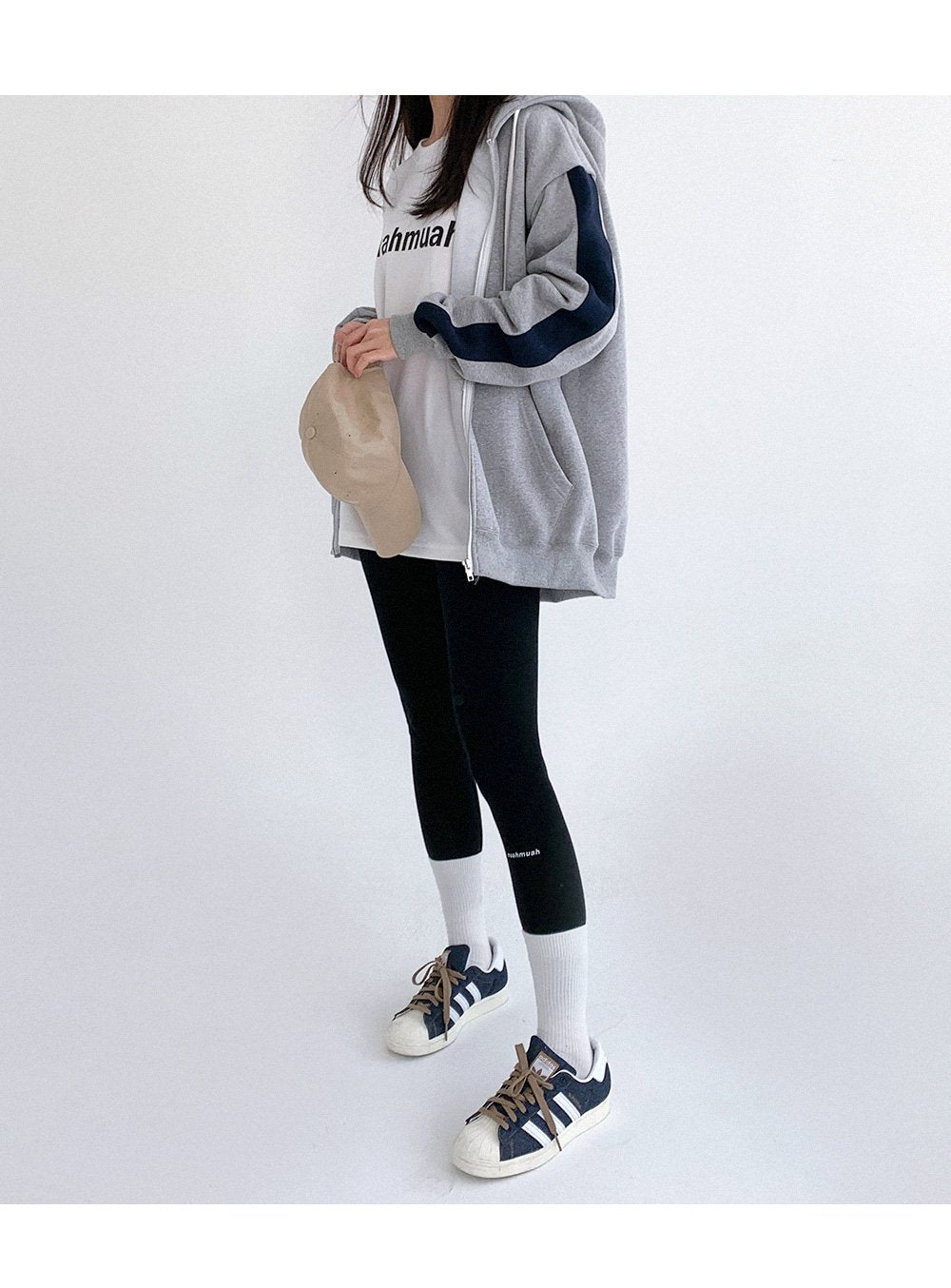 韓國 muahmuah 亮點 LOGO 打底褲  (現貨+預購)