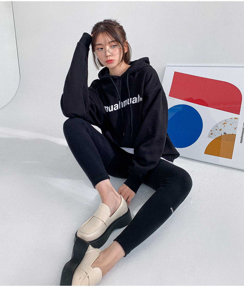 韓國 muahmuah 亮點 LOGO 打底褲  (現貨+預購)