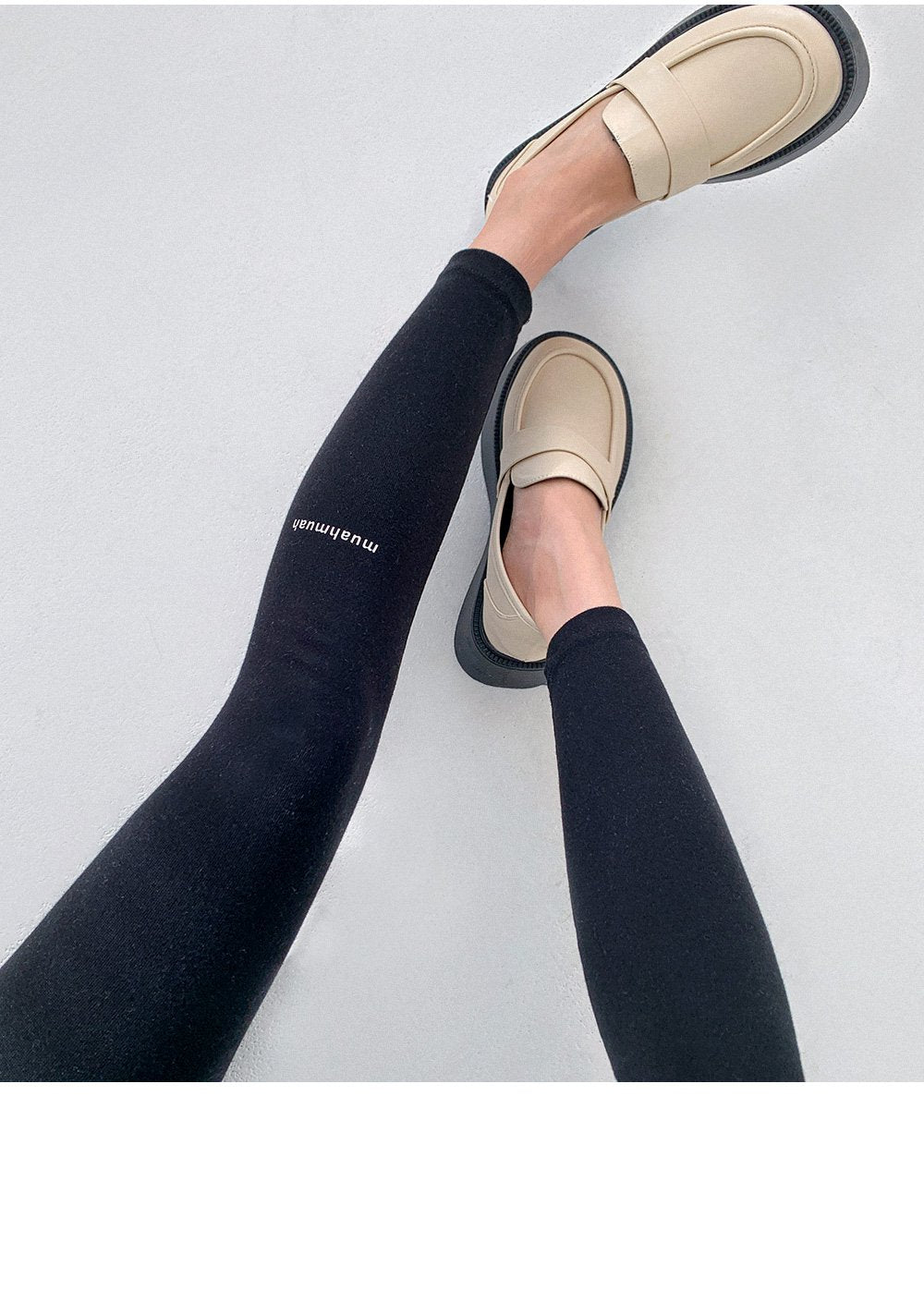 韓國 muahmuah 亮點 LOGO 打底褲  (現貨+預購)