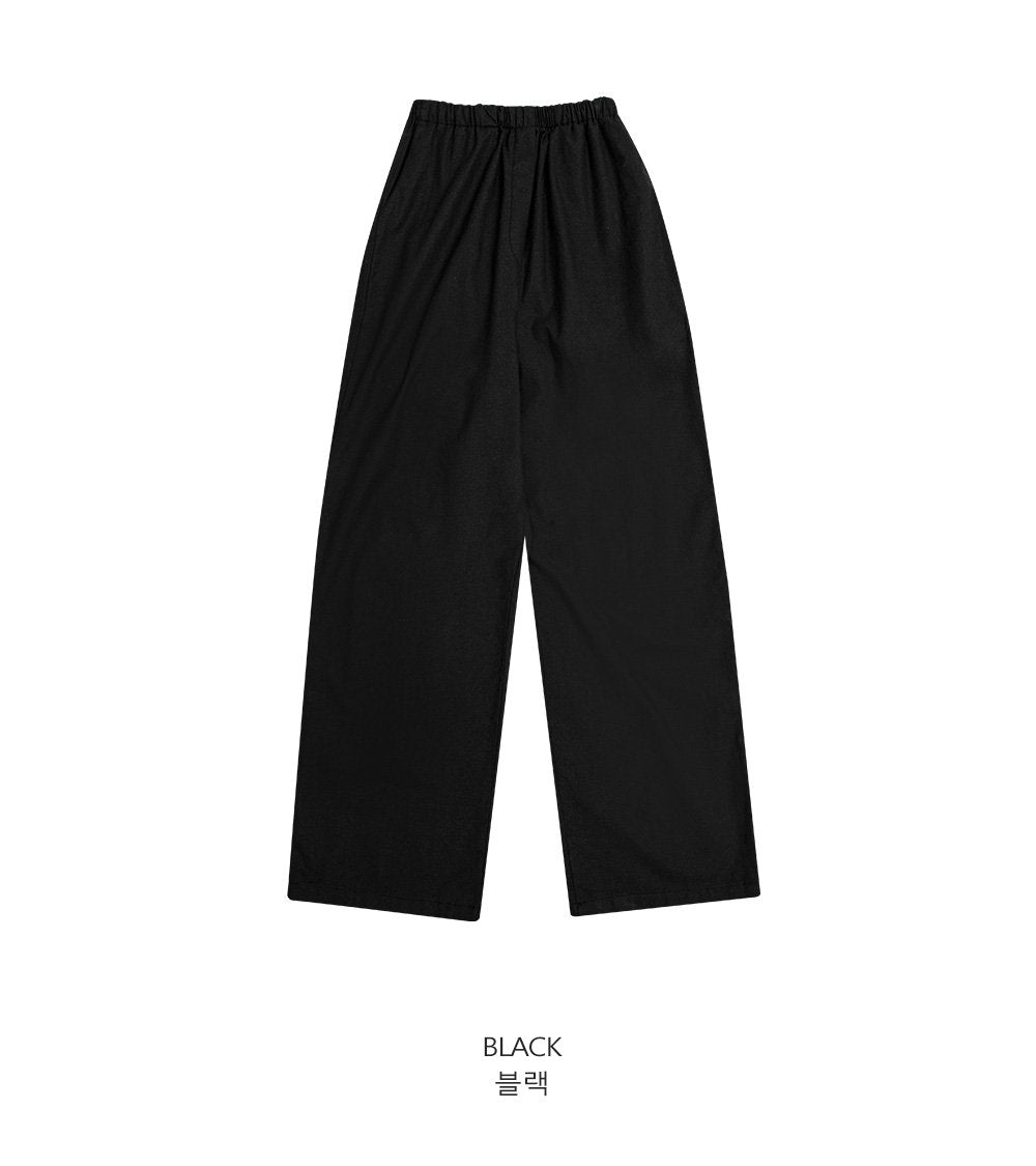韓國 muahmuah 寬鬆版 長款 鬆緊帶長褲  (現貨+預購)