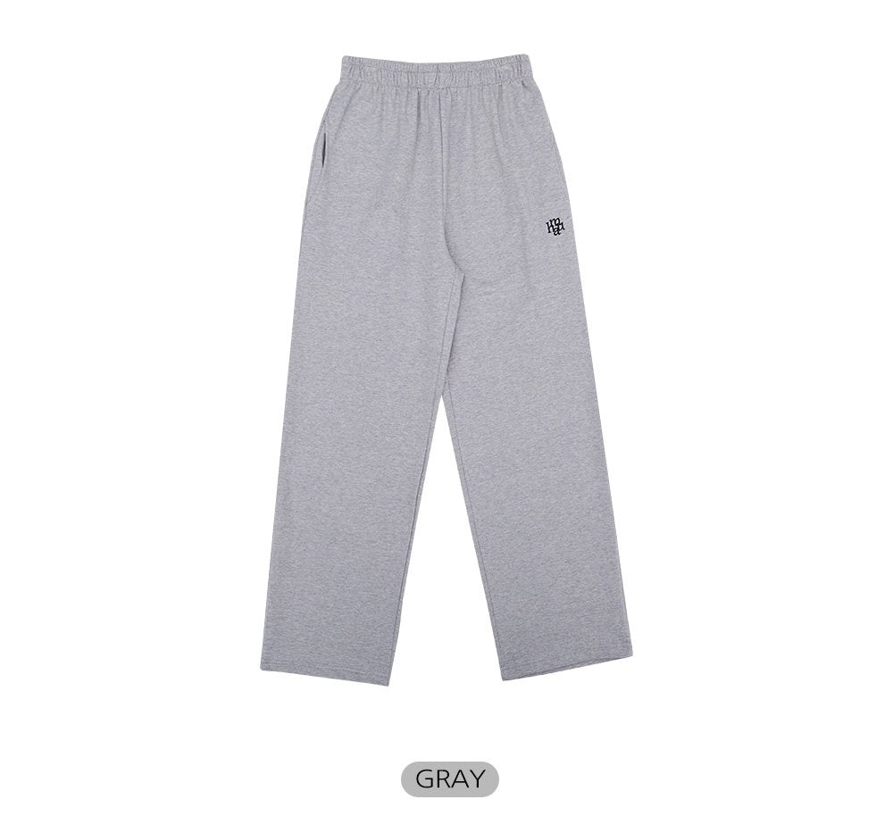 韓國 muahmuah  刺繡LOGO 亮點棉質運動褲  (現貨+預購)