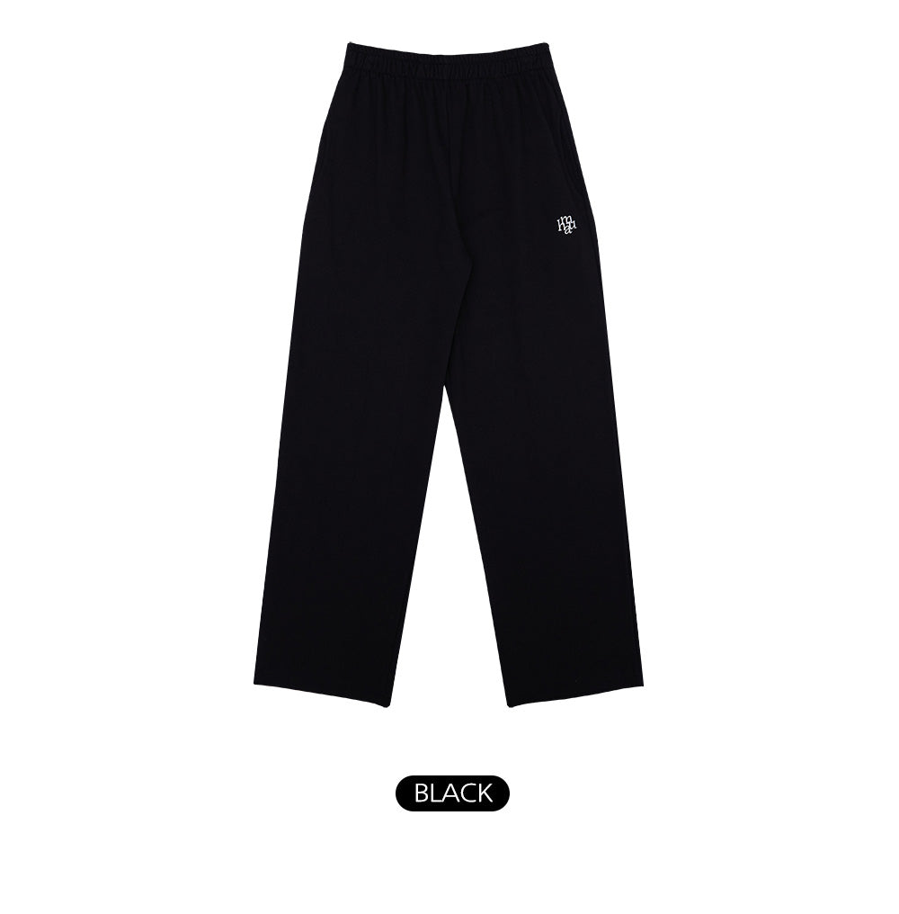 韓國 muahmuah  刺繡LOGO 亮點棉質運動褲  (現貨+預購)