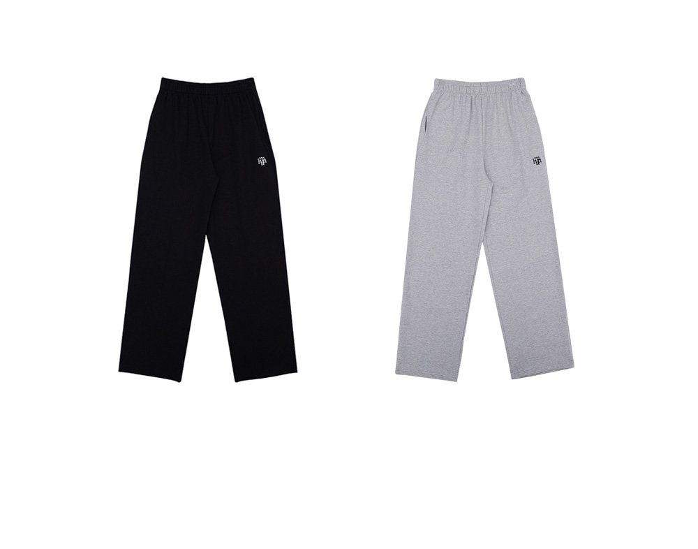 韓國 muahmuah  刺繡LOGO 亮點棉質運動褲  (現貨+預購)