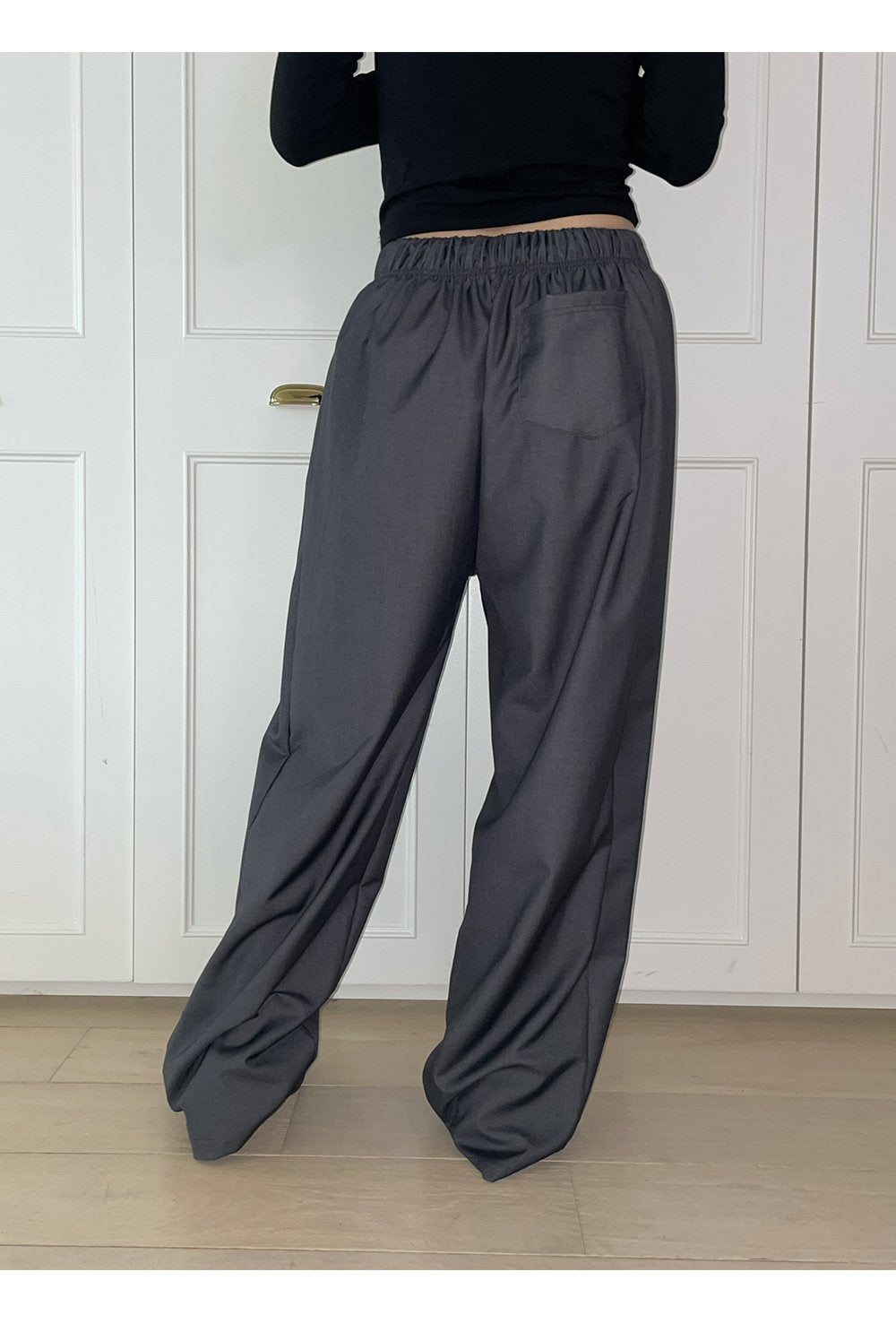 韓國 muahmuah 寬鬆版  TR鬆緊帶 寬鬆長褲  (現貨+預購)