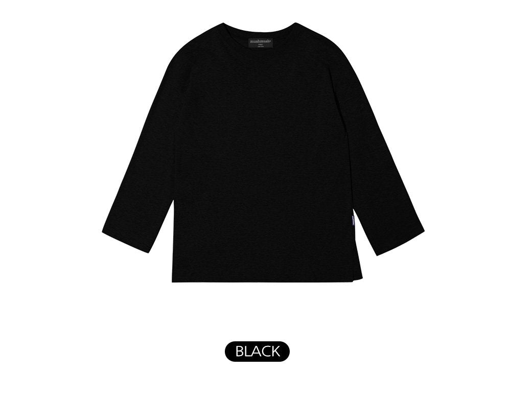 韓國 muahmuah 層疊式 薄長袖T恤  (現貨+預購)