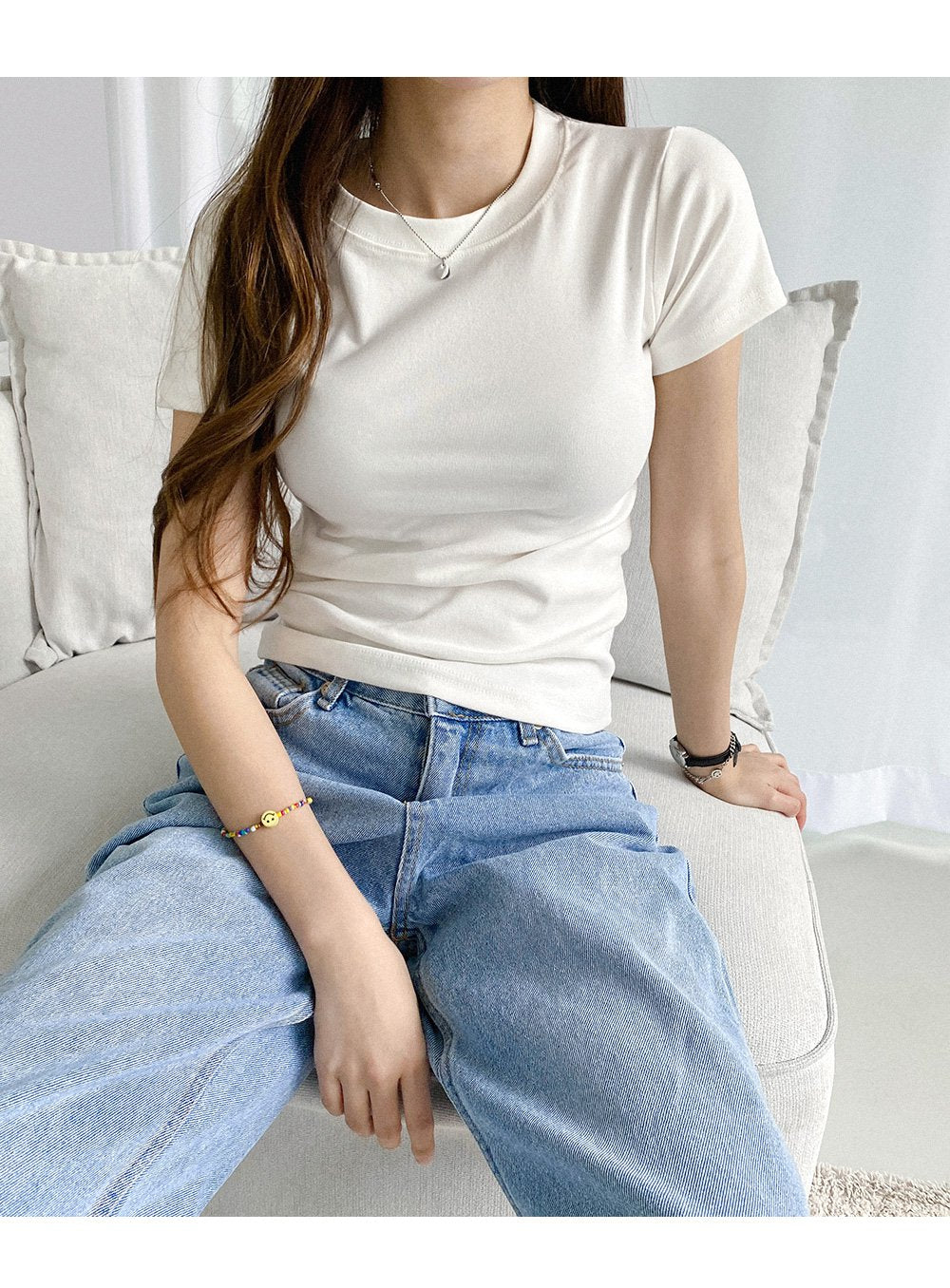 韓國 muahmuah  任選兩件組合價$780修身款 基本款 短袖 T恤  (現貨+預購)