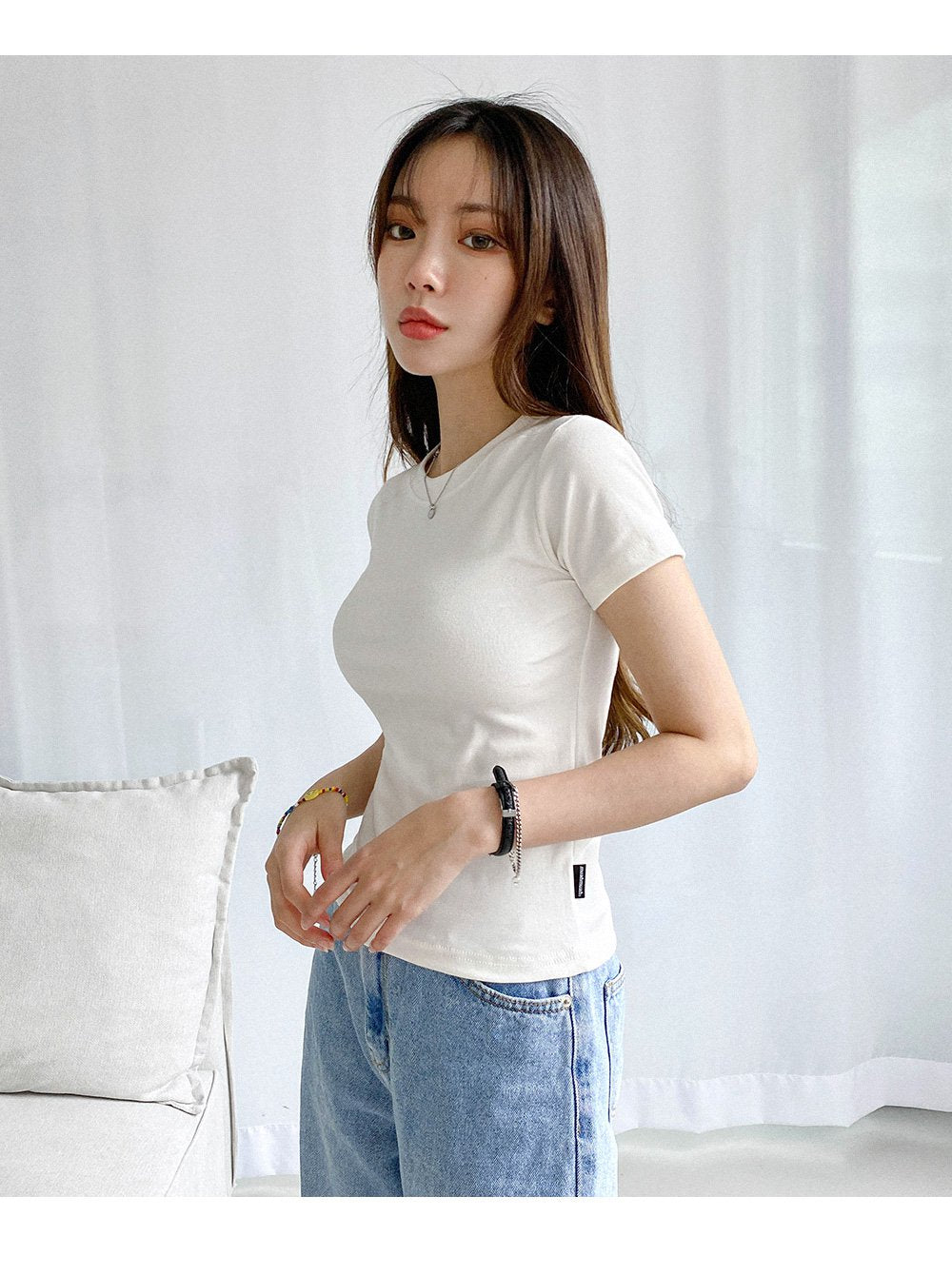 韓國 muahmuah  任選兩件組合價$780修身款 基本款 短袖 T恤  (現貨+預購)