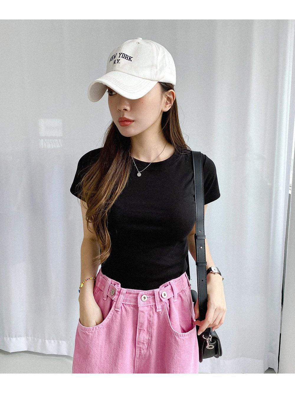 韓國 muahmuah  任選兩件組合價$780修身款 基本款 短袖 T恤  (現貨+預購)