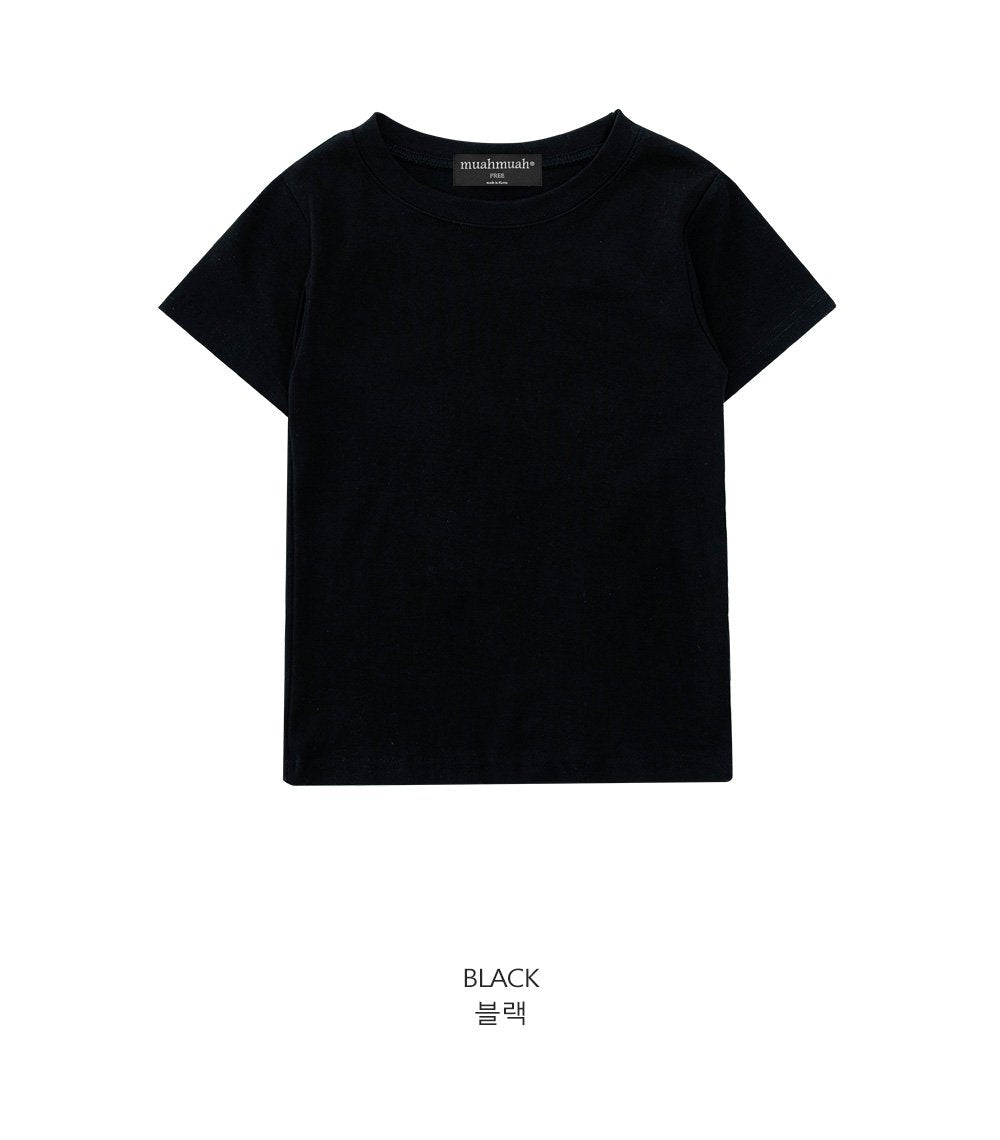 韓國 muahmuah  任選兩件組合價$780修身款 基本款 短袖 T恤  (現貨+預購)