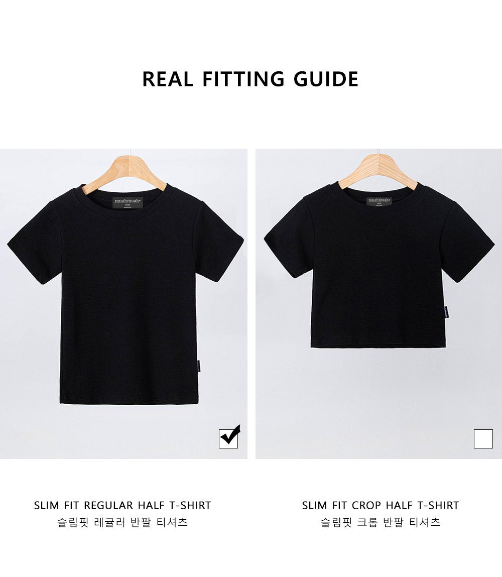 韓國 muahmuah  任選兩件組合價$780修身款 基本款 短袖 T恤  (現貨+預購)