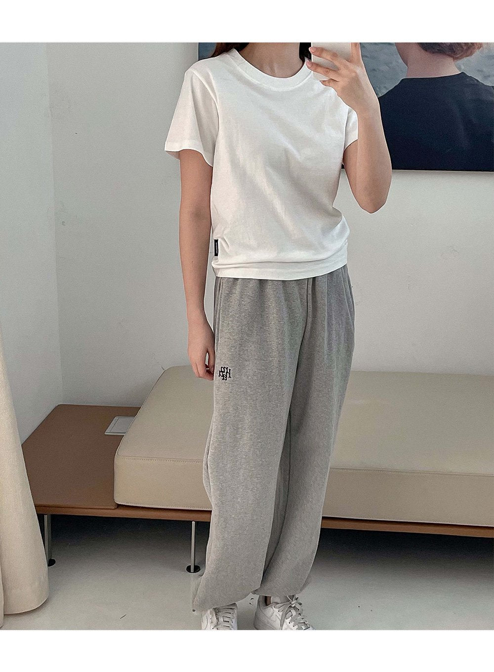 韓國 muahmuah {任選兩件特惠價只要800}折扣  棉質百搭基本款 短袖 T恤  (現貨+預購)