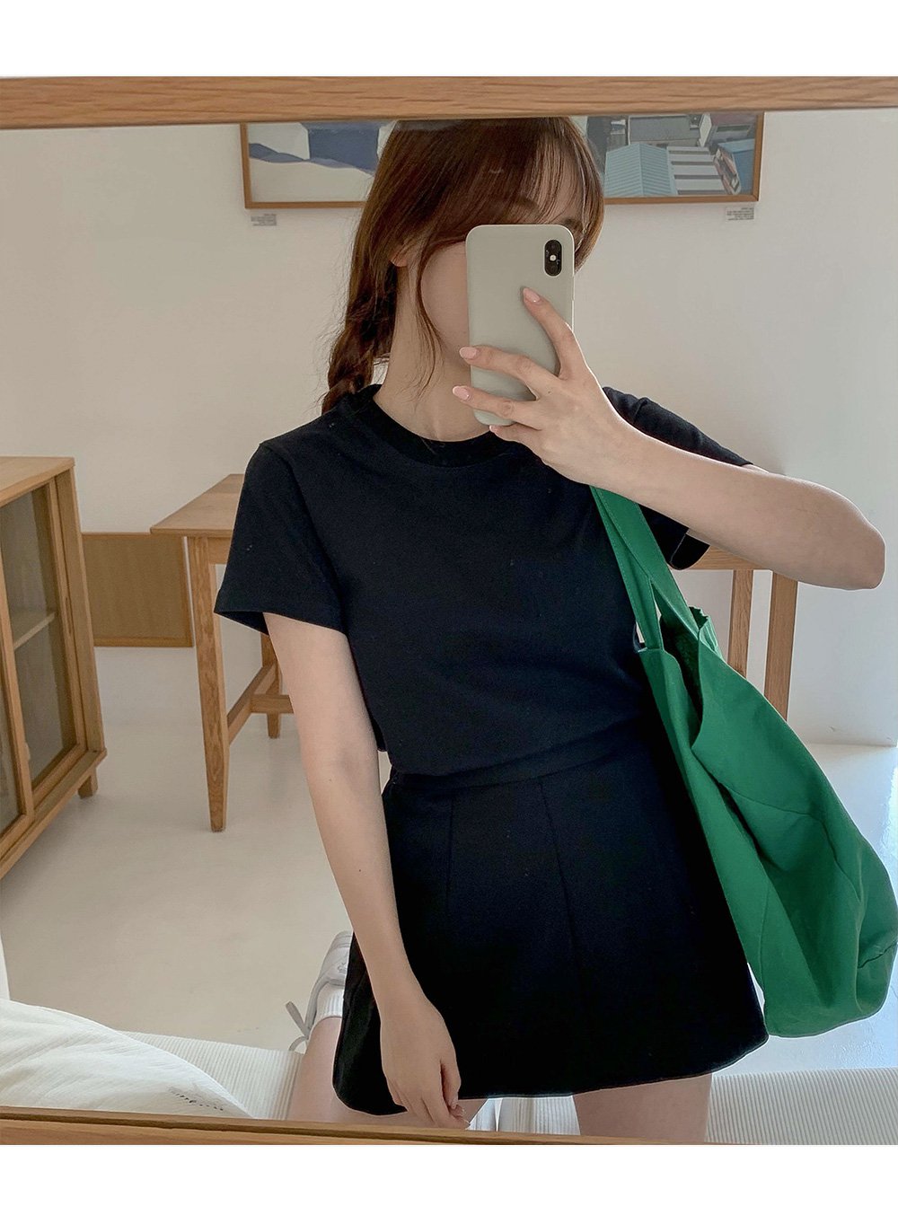 韓國 muahmuah {任選兩件特惠價只要800}折扣  棉質百搭基本款 短袖 T恤  (現貨+預購)