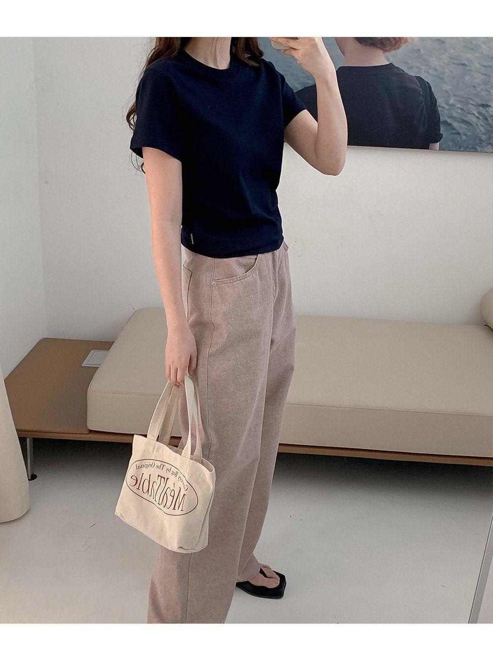 韓國 muahmuah {任選兩件特惠價只要800}折扣  棉質百搭基本款 短袖 T恤  (現貨+預購)