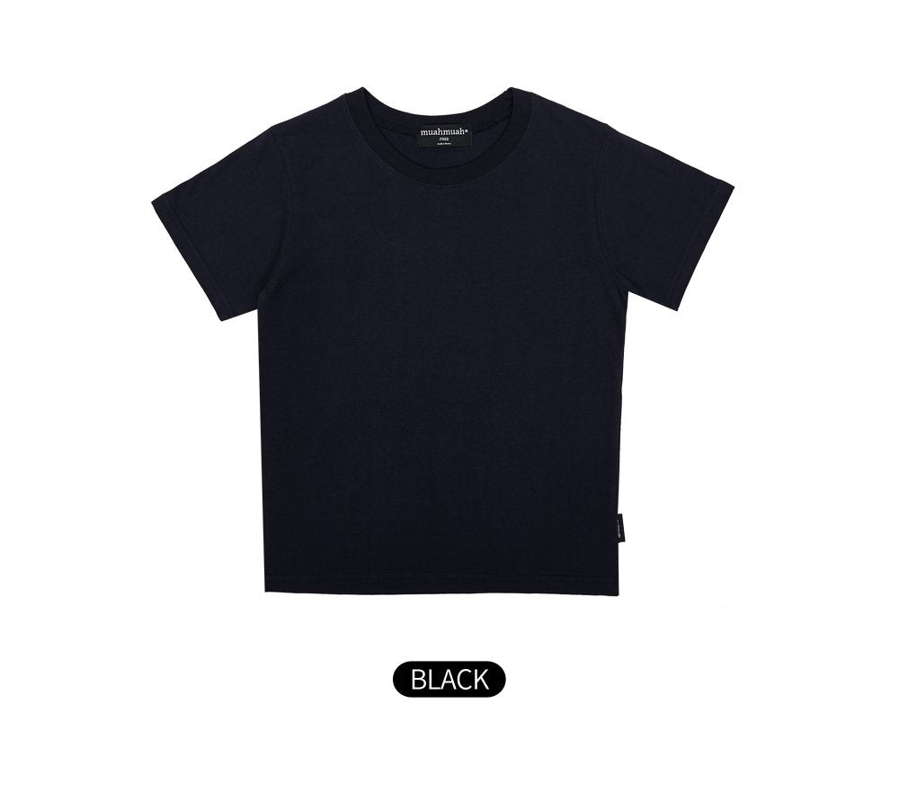 韓國 muahmuah {任選兩件特惠價只要800}折扣  棉質百搭基本款 短袖 T恤  (現貨+預購)