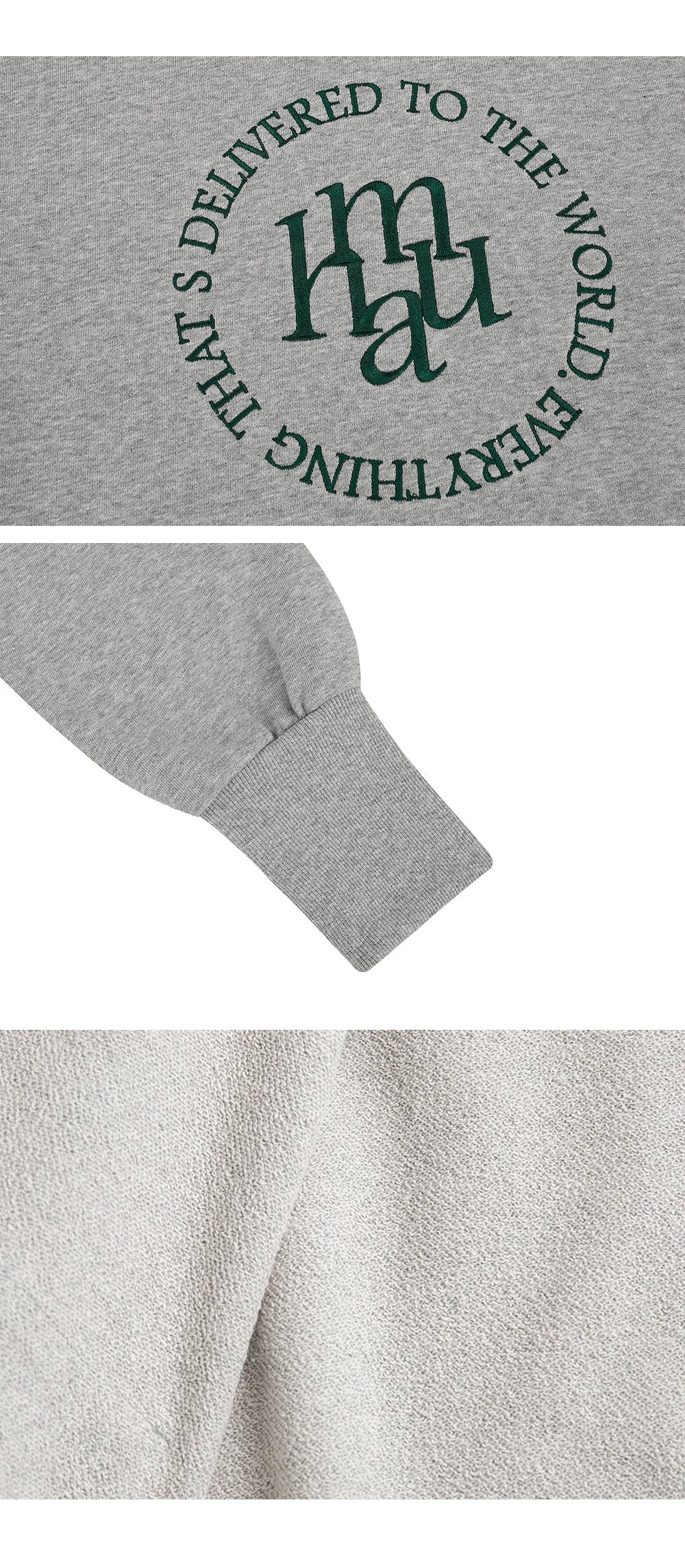 韓國 muahmuah {SET} 短身 長袖T恤  寬腿褲子 套裝 (現貨+預購)