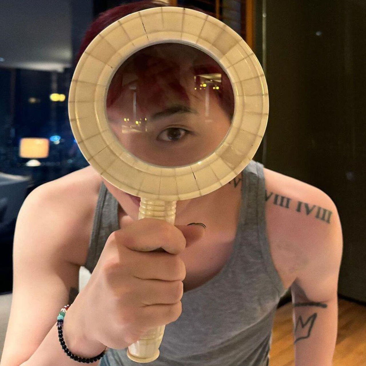 🆕新品上架💖【梨花瑪雅】與巨星同頻G-Dragon權志龍同款天然黑瑪瑙七脈輪串珠手鍊(3尺寸)