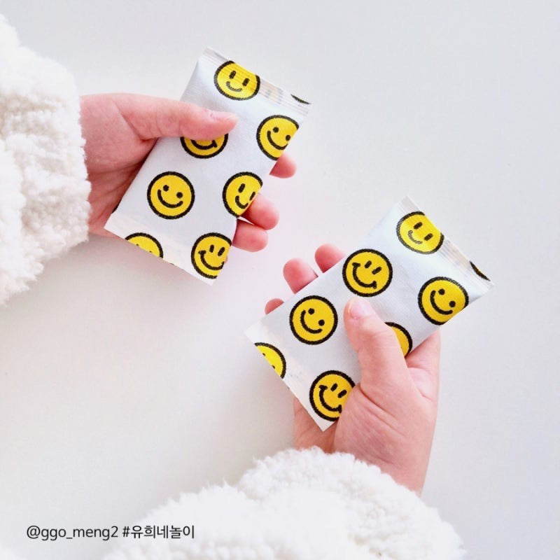 🆕新品上架💖【梨花娘】⭐韓國迷你口袋型😊笑臉暖暖包30g 韓國連線