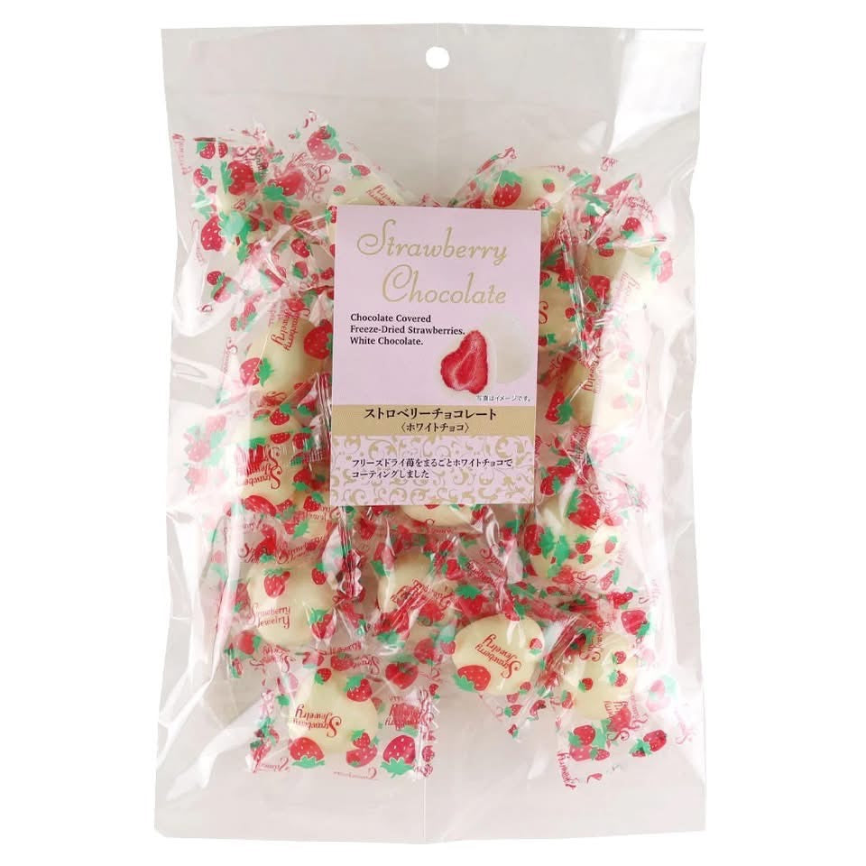 💜新品上架【梨花娘】🍓 日本春日堂 凍乾草莓巧克力〔135g〕(限量每個口味30包、大約1月初到貨)