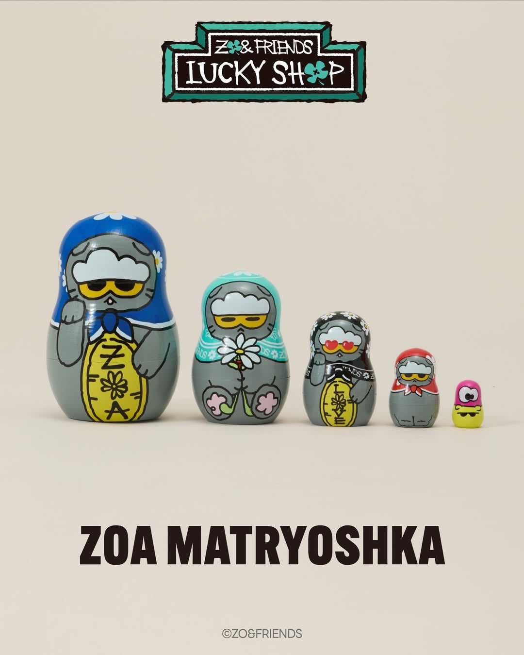 💜新品上架【梨花娘】🔥韓國 ZOA Friends 灰貓 Lucky Shop 限量收藏系列|G-Dragon 愛貓周邊