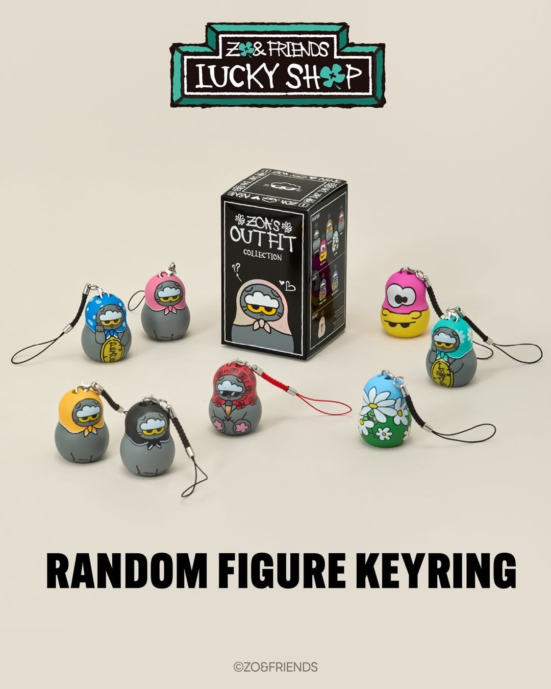 💜新品上架【梨花娘】🔥韓國 ZOA Friends 灰貓 Lucky Shop 限量收藏系列|G-Dragon 愛貓周邊