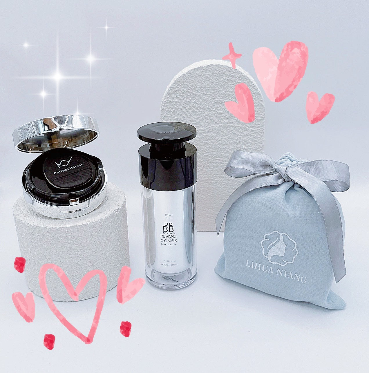 💕限定 10秒內上妝偽素顏✨韓國KY輕透肌逆光賦活BB霜(30/ml)系列組合