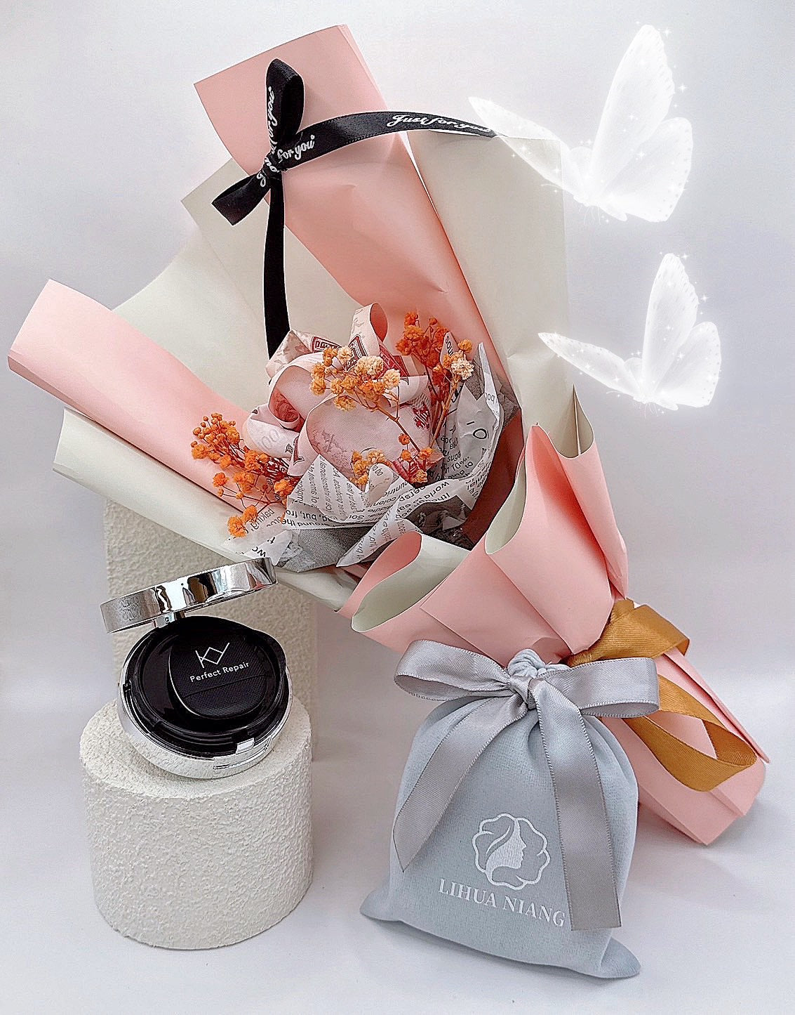 ❤️10秒上妝偽素顏✨韓國KY系列限量有錢花禮品提籃組💖韓國最紅美妝部落客PONY推薦,上女人我最大節目藝人推薦