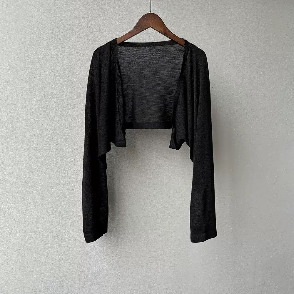 🆕新品上架【梨花瑪雅】實拍選品薄款夏季針織垂墜美感披肩防曬罩衫外套