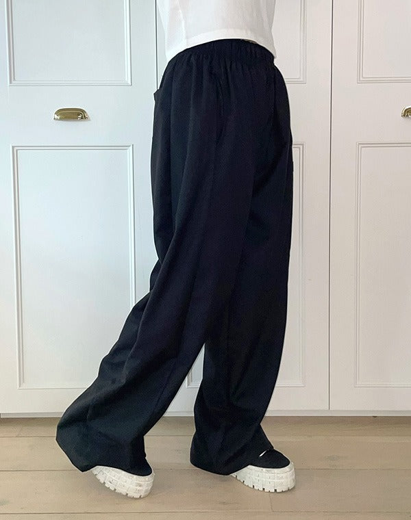 무아무아 루즈핏 TR 엘라스틱밴드 루즈팬츠